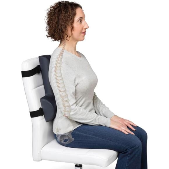 OPTP Thoracic Lumbar Back Support - Full Back and Lumbar Support for Improved - Picture 2 of 7